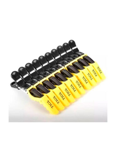 Зажимы-крокодильчики Tigi 1 шт.жёлтые