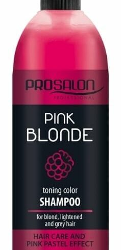Шампунь тонирующий Pink Blonde пастельно-розовый Prosalon Professional 500 гр