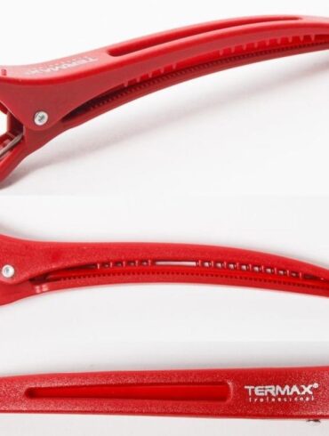 Зажим д/волос пластик Termax H053, 1шт красный