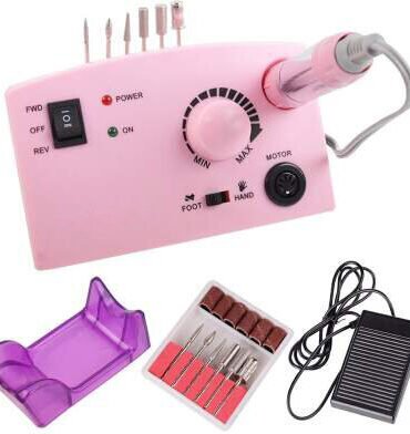 Nail Art Машинка для маникюра и педикюра MK-205 розовый 25000 об./мин.