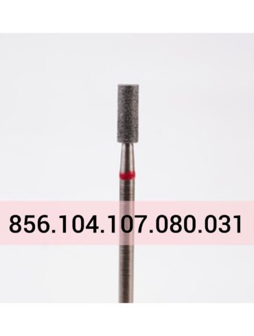 Алмазный бор цилиндрический (красная насечка) 856.104.107.080.031 НПОО "СИСТЕМА" Беларусь