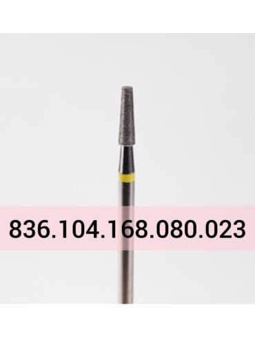 Алмазный бор конусный усеченный (желтая насечка)  836.104.168.080.023 НПОО "СИСТЕМА"Беларусь