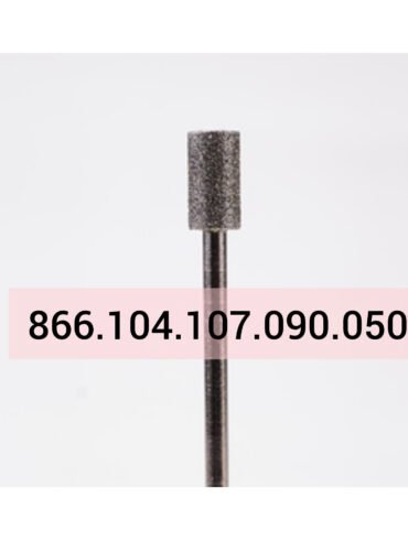 Алмазный бор цилиндрический(синяя насечка) 866.104.107.090.050 НПОО "СИСТЕМА" Беларусь