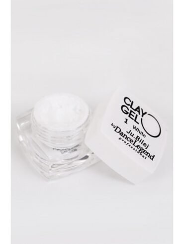 Ju.Bilej Белый гель-пластилин для дизайна ногтей Clay Gel №01 White