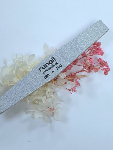 RuNail Пилка искусств (серая, ромб, 180/200)