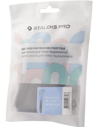 Staleks Pro DFE-10-80 Набор сменных файлов для терки педикюрной EXPERT 10 80 грит (30 шт)