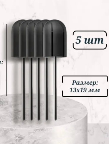 Nail Art Основа Резиновая для педикюрных колпачков (13x19мм) 1 штука.